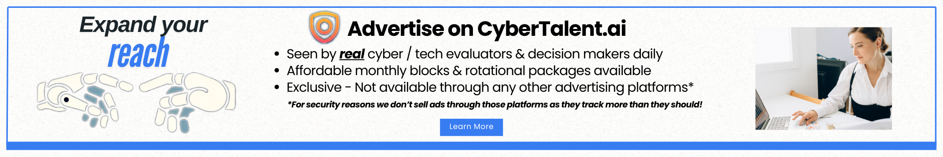 Advertise With CyberTalent.ai - Expand your reach!